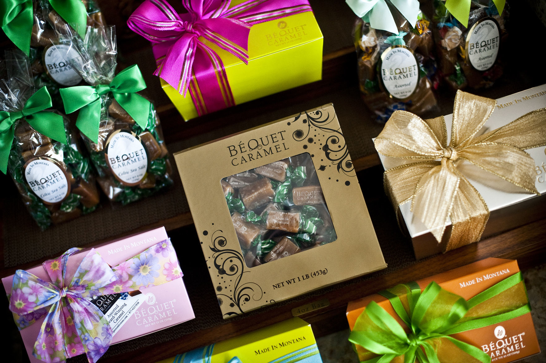 Custom caramel gifts